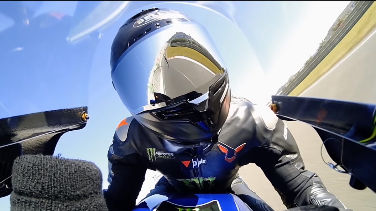 Lewis Hamilton Yamaha MotoGP