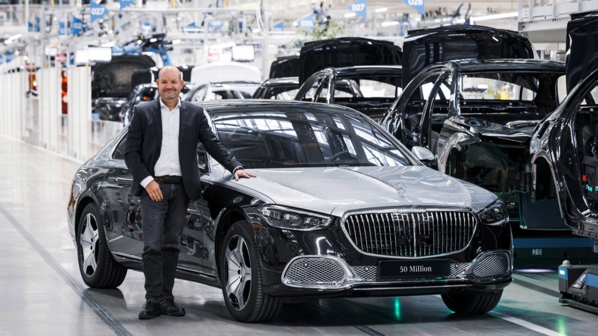 2021 Mercedes παραγωγή ορόσημο 50.000.000