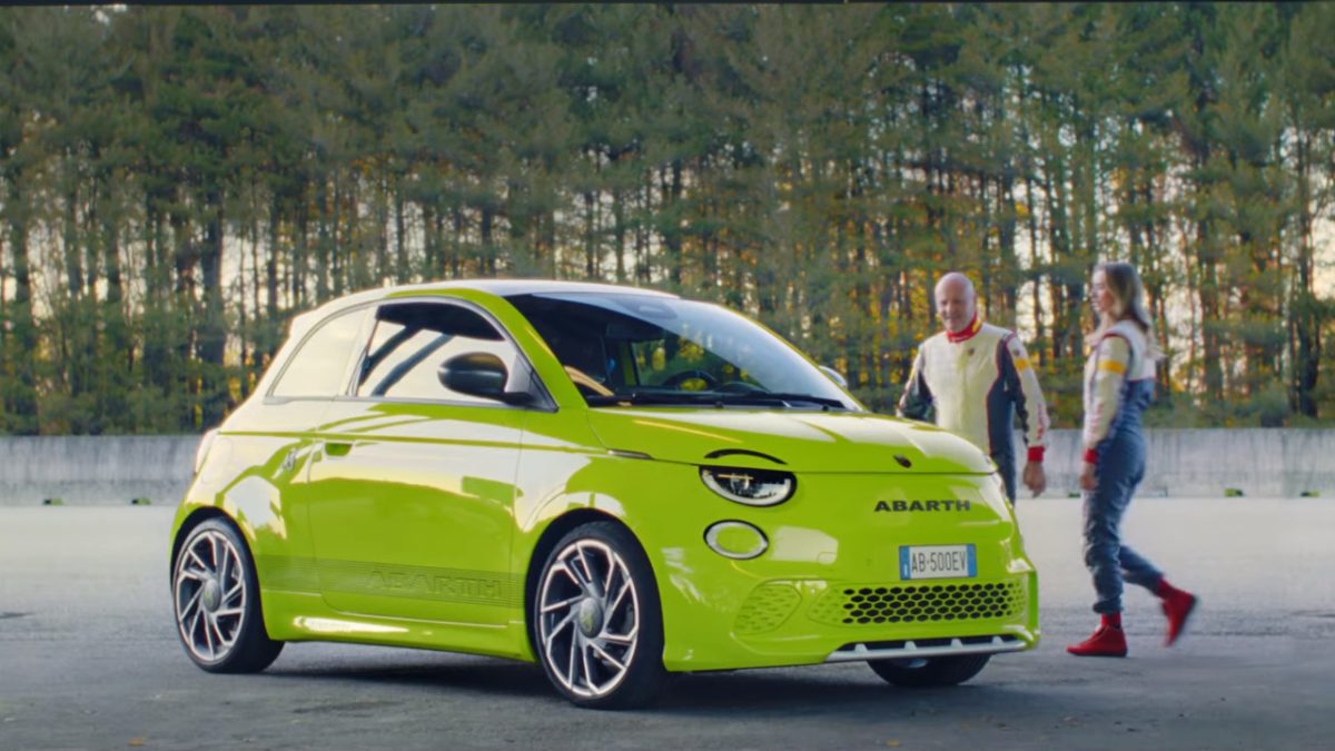Miki Biasion και Abarth 500e video 2022