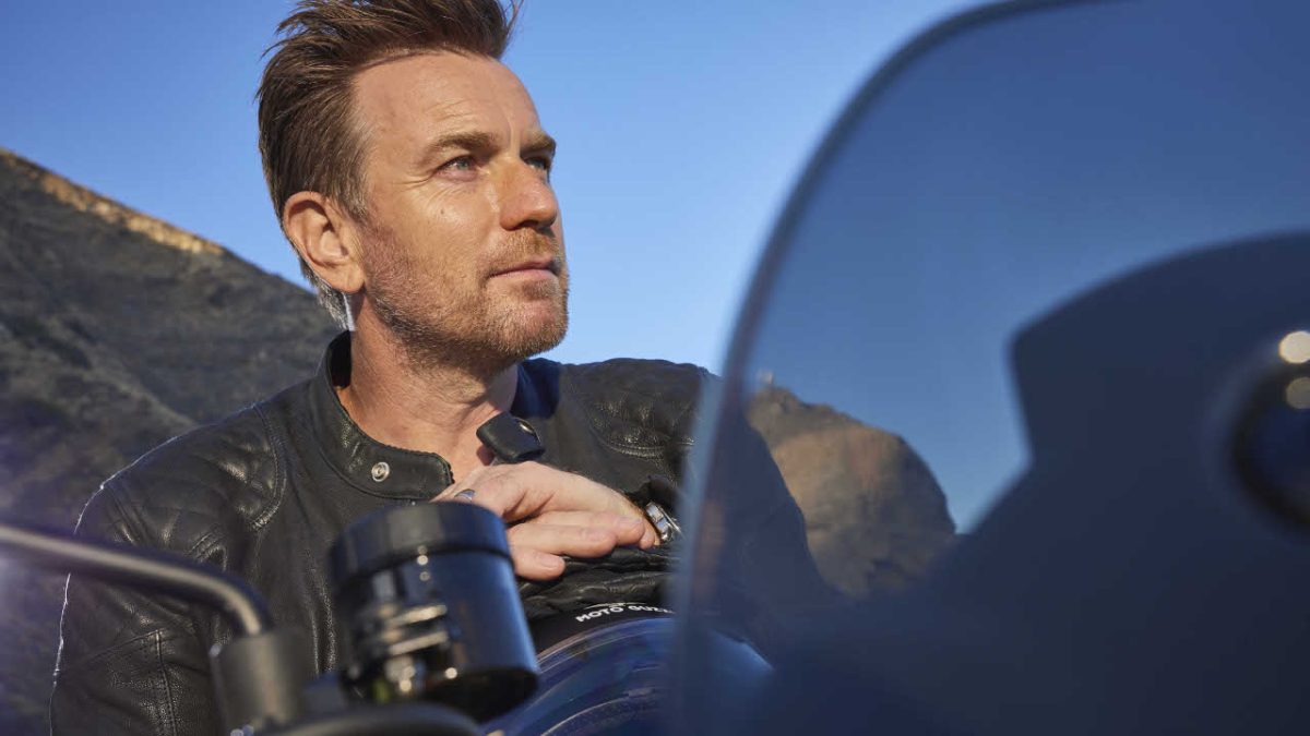 Ewan McGregor Moto Guzzi 2023