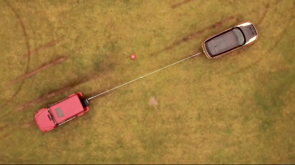 διελκυστίνδα mercedes vs range rover