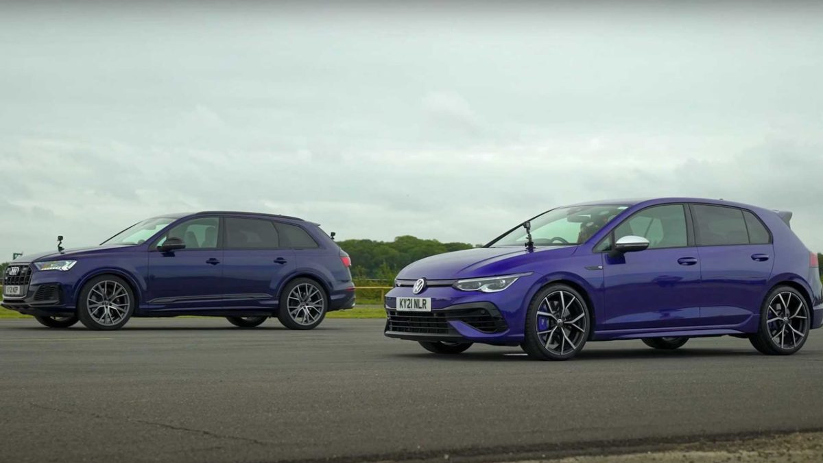 VW Golf R Vs Audi SQ7